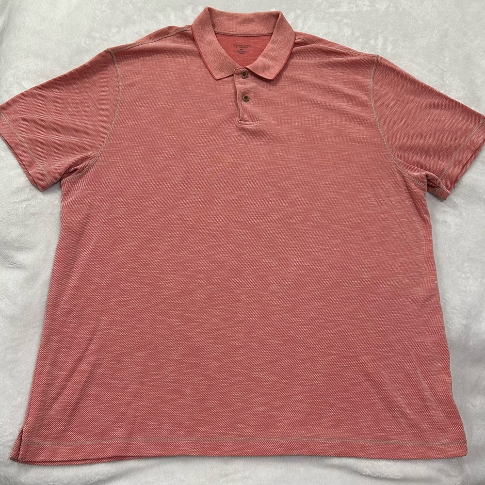 Roundtree & Yorke Coral Polo Shirt
